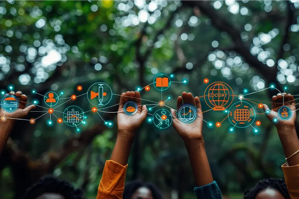 Image representing sustainability and climate resilience through AI for sustainable development.